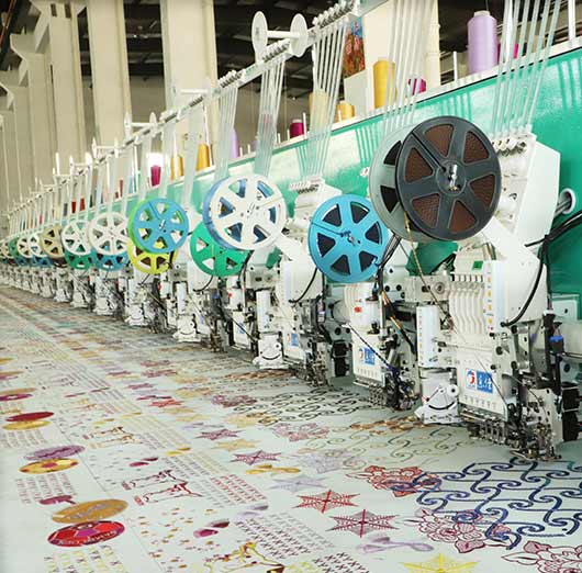 Lejia research and development new embroidery machine